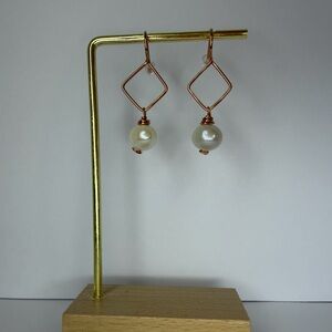 Elegant Pearl Drop Earrings